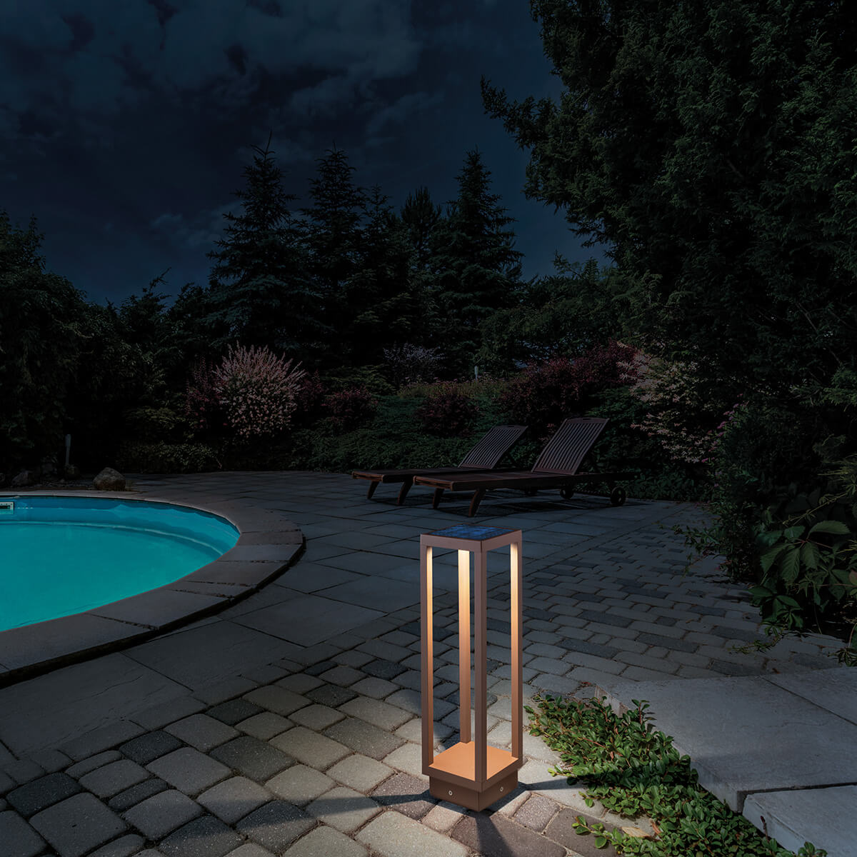 Zafferano AiLati Home Solar LED Solarleuchte, Corten