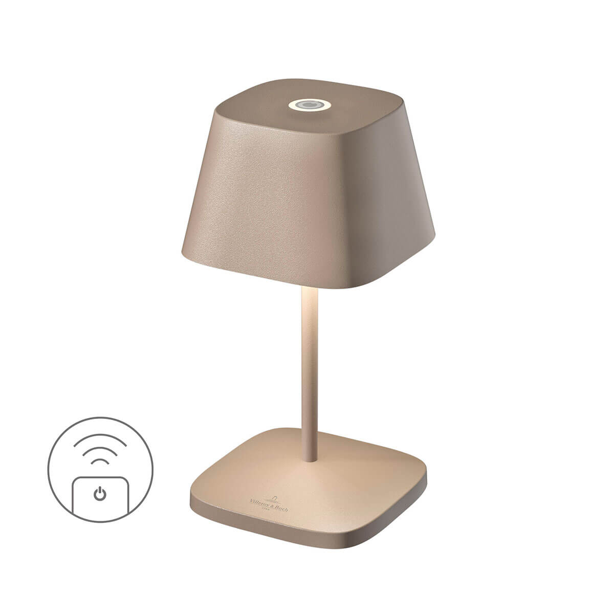 Villeroy & Boch Neapel RC LED Akkuleuchte, Sand