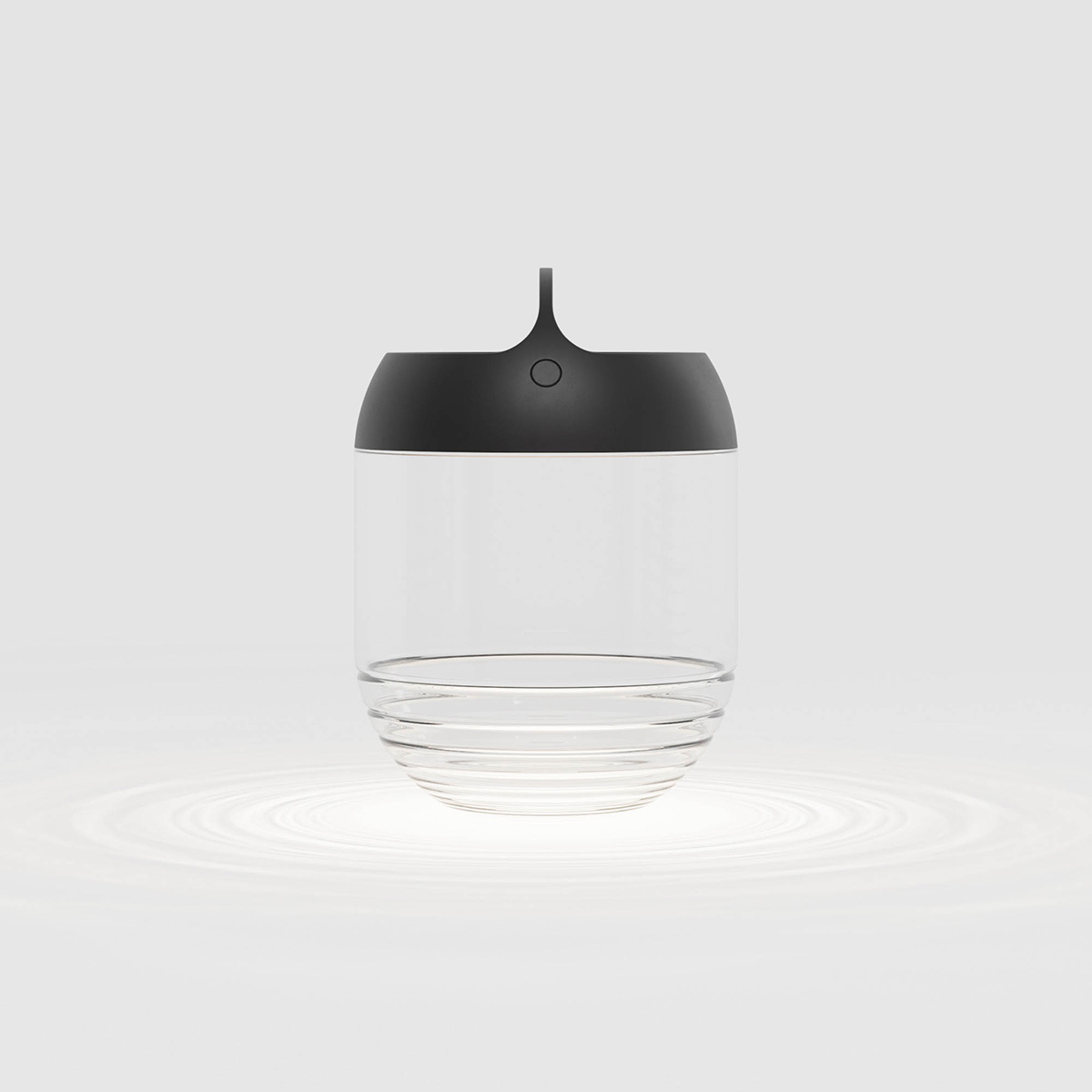 IP44.DE Aqu M LED Solar- / Akkuleuchte, jet black (schwarz)