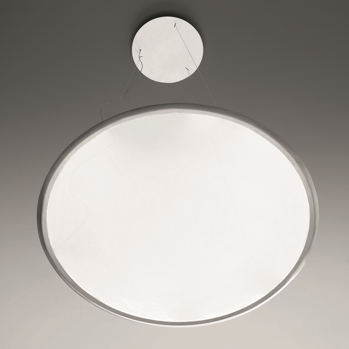 Artemide Design Discovery LED Sospensione, Aluminium satiniert