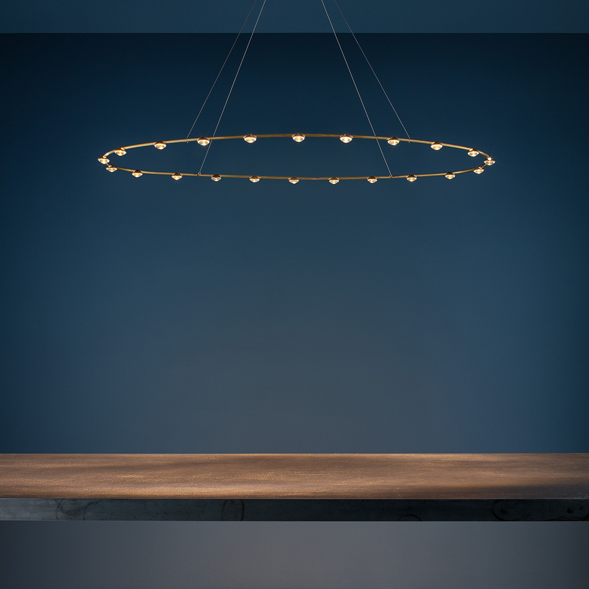 Catellani & Smith Petites Lentilles LED Pendelleuchte, Messing (Foto: Nava-Rapacchietta)