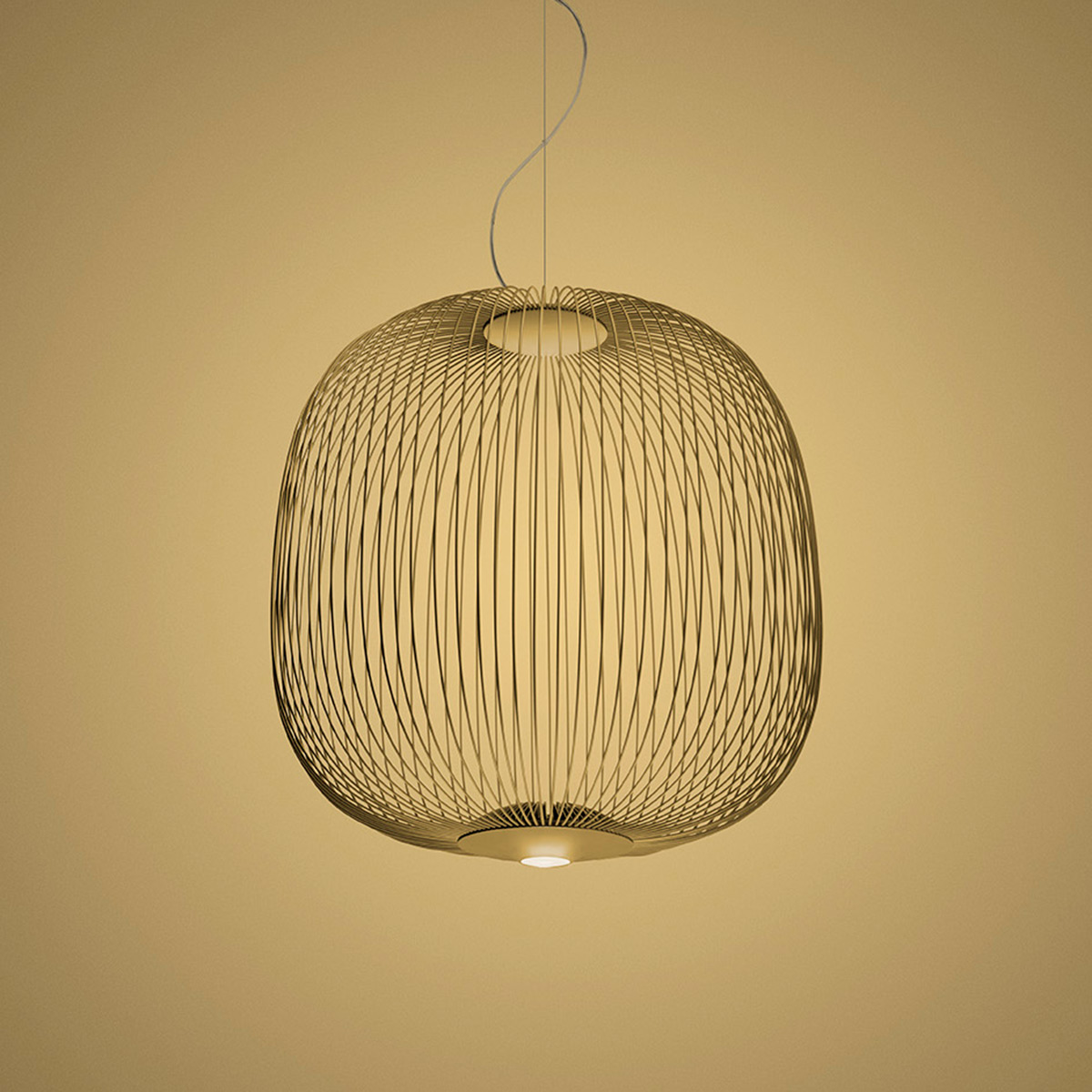 Foscarini Spokes 2 LED Sospensione, oro (Gold)