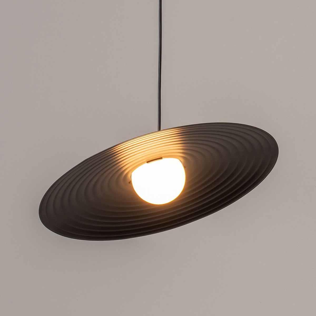 Milan Symphony Pendelleuchte, Ø: 45 cm, anthrazit