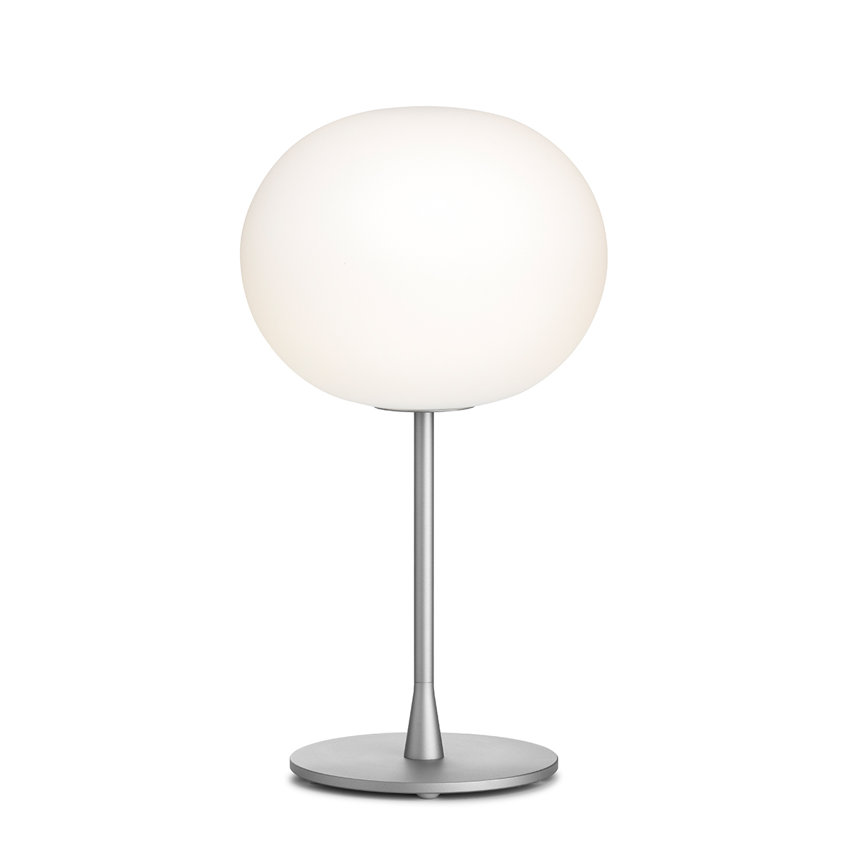 Flos Glo-Ball T1 Tischleuchte, Silber matt (©Piero Fasanotto)
