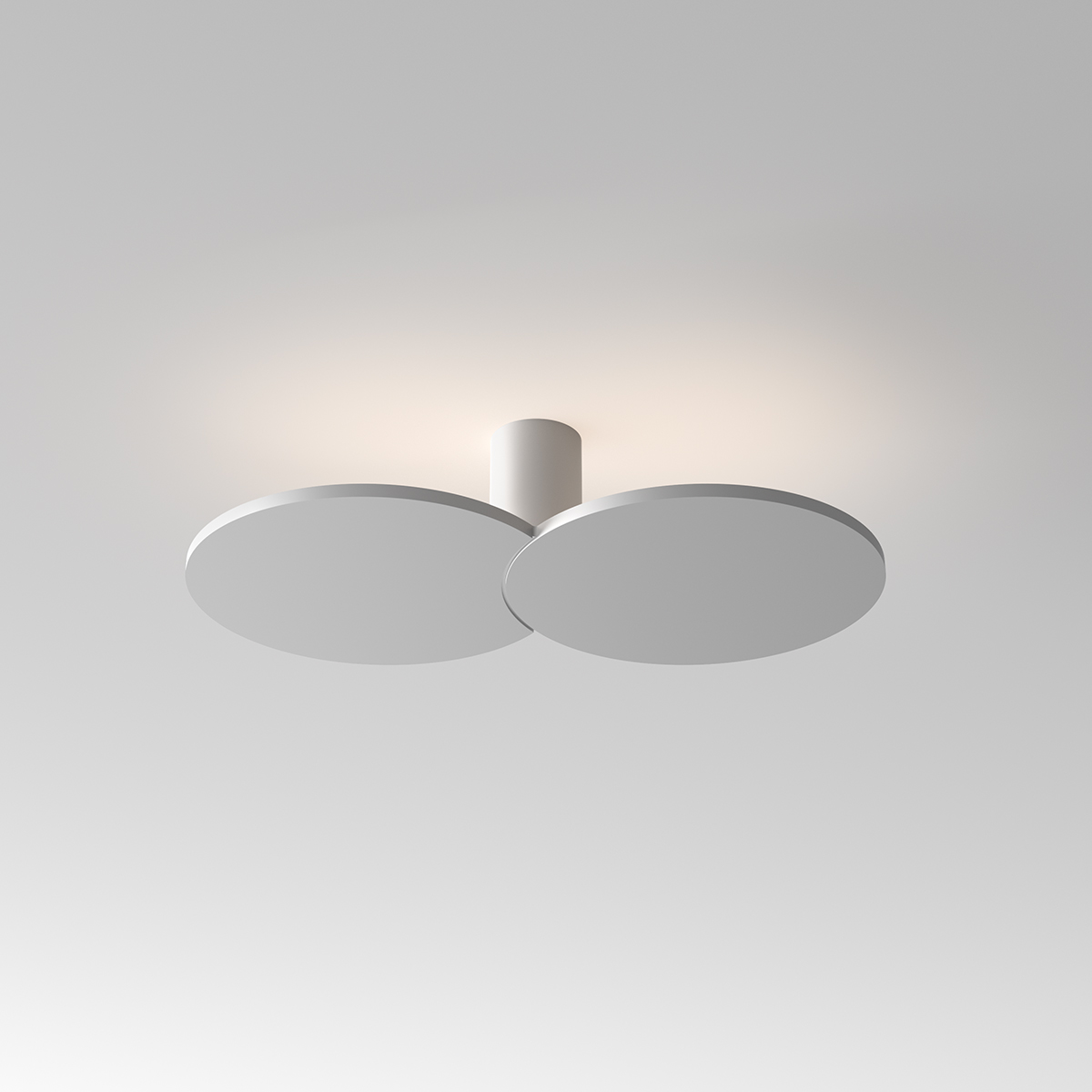 Rotaliana Collide H1 LED Wand- / Deckenleuchte, 2700 K, silberfarben