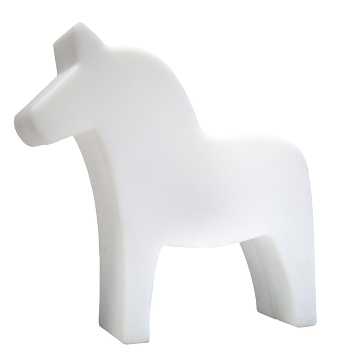 8 seasons design Shining Horse Dekoleuchte, weiß