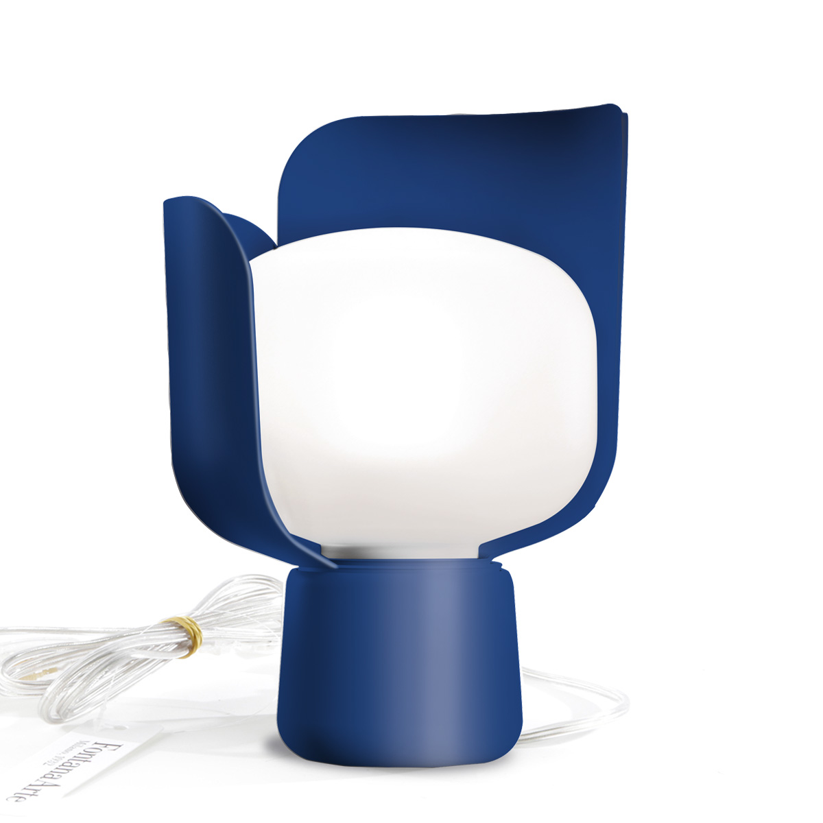 Fontana Arte Blom Tischleuchte, blau