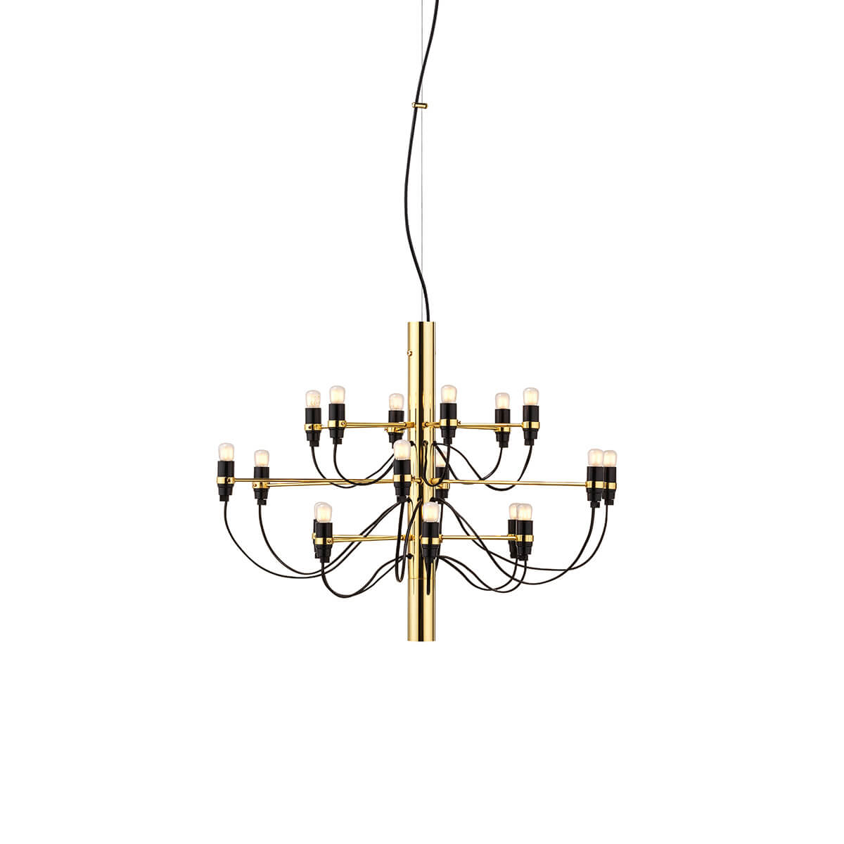 Flos 2097/18 Pendelleuchte, inkl. LED 2700 K frosted, Messing (©Piero Fasanotto)