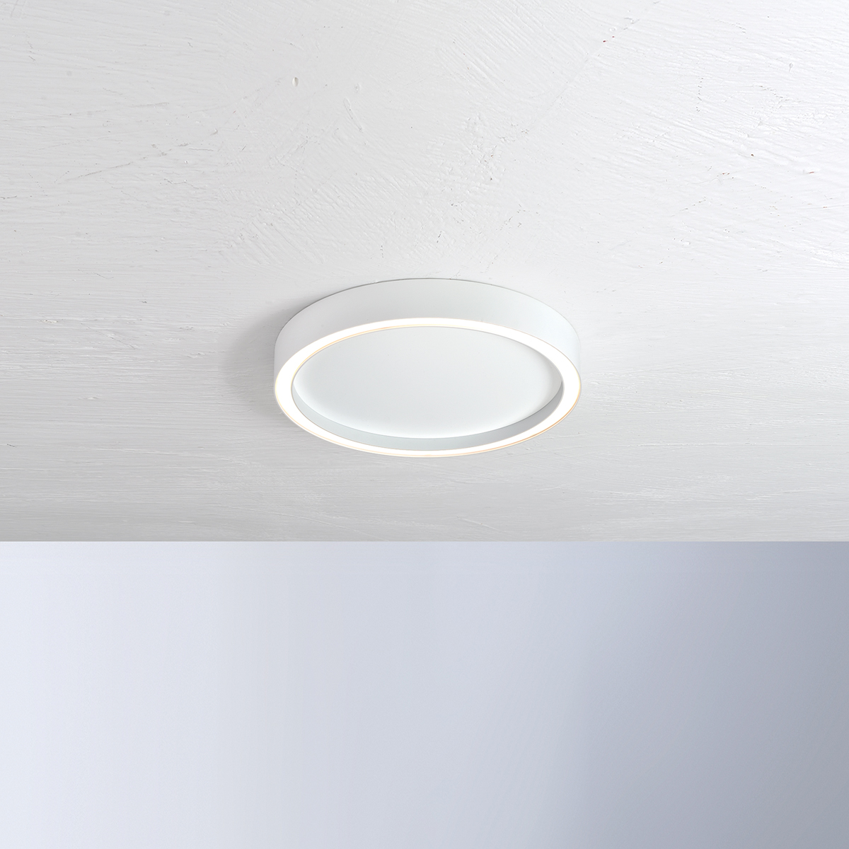 Bopp Aura LED Deckenleuchte, Ø: 30 cm, weiß