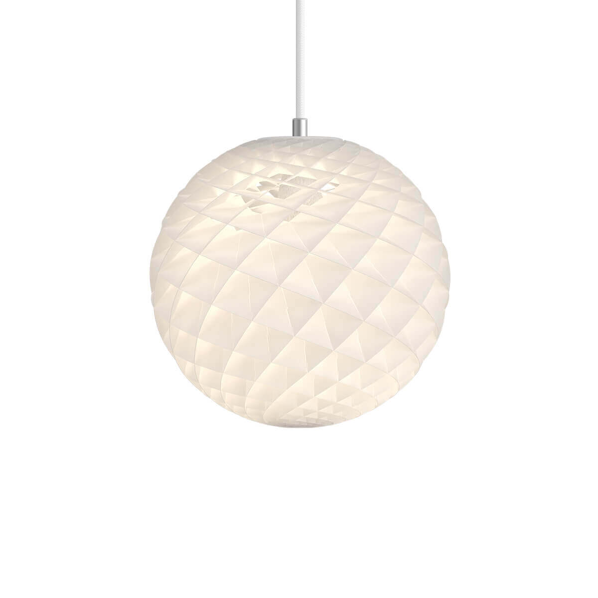 Louis Poulsen Patera Pendelleuchte Ø: 30 cm, weiß matt
