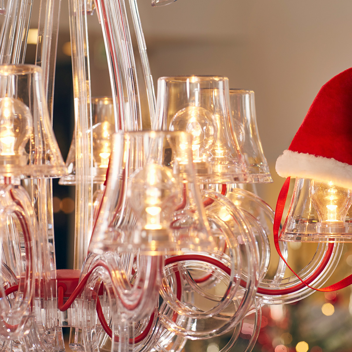 Fatboy Rockcoco 12.0 LED Outdoor Pendelleuchte, transparent