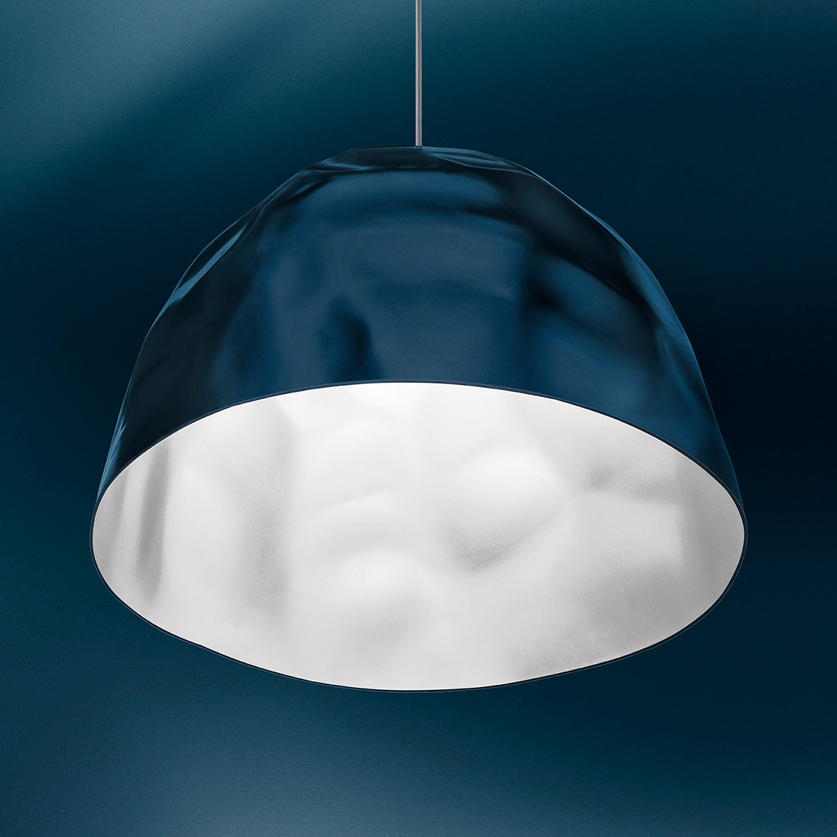 Foscarini Bump Sospensione, petrolio (petrol)