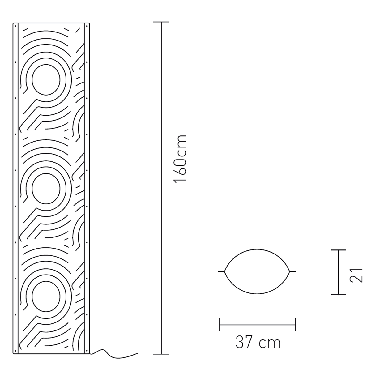 Slamp Venti Tube Floor