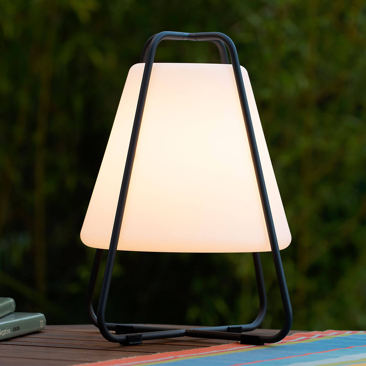 Lucide Pyramid LED Akkuleuchte, anthrazit