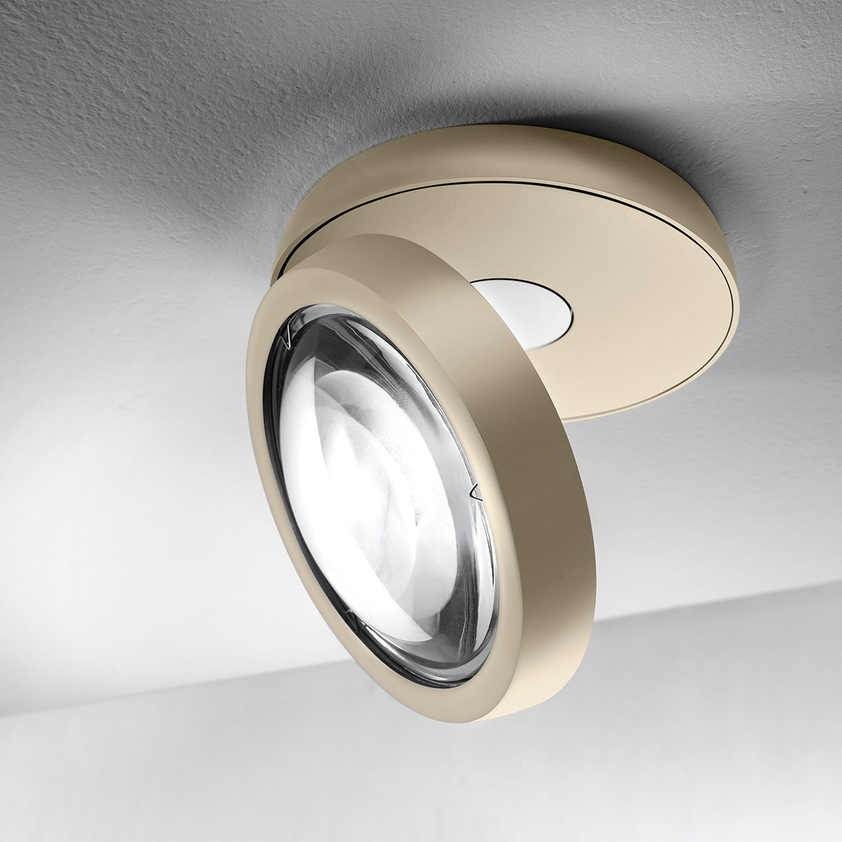 Lodes Nautilus LED Deckenleuchte, champagner matt