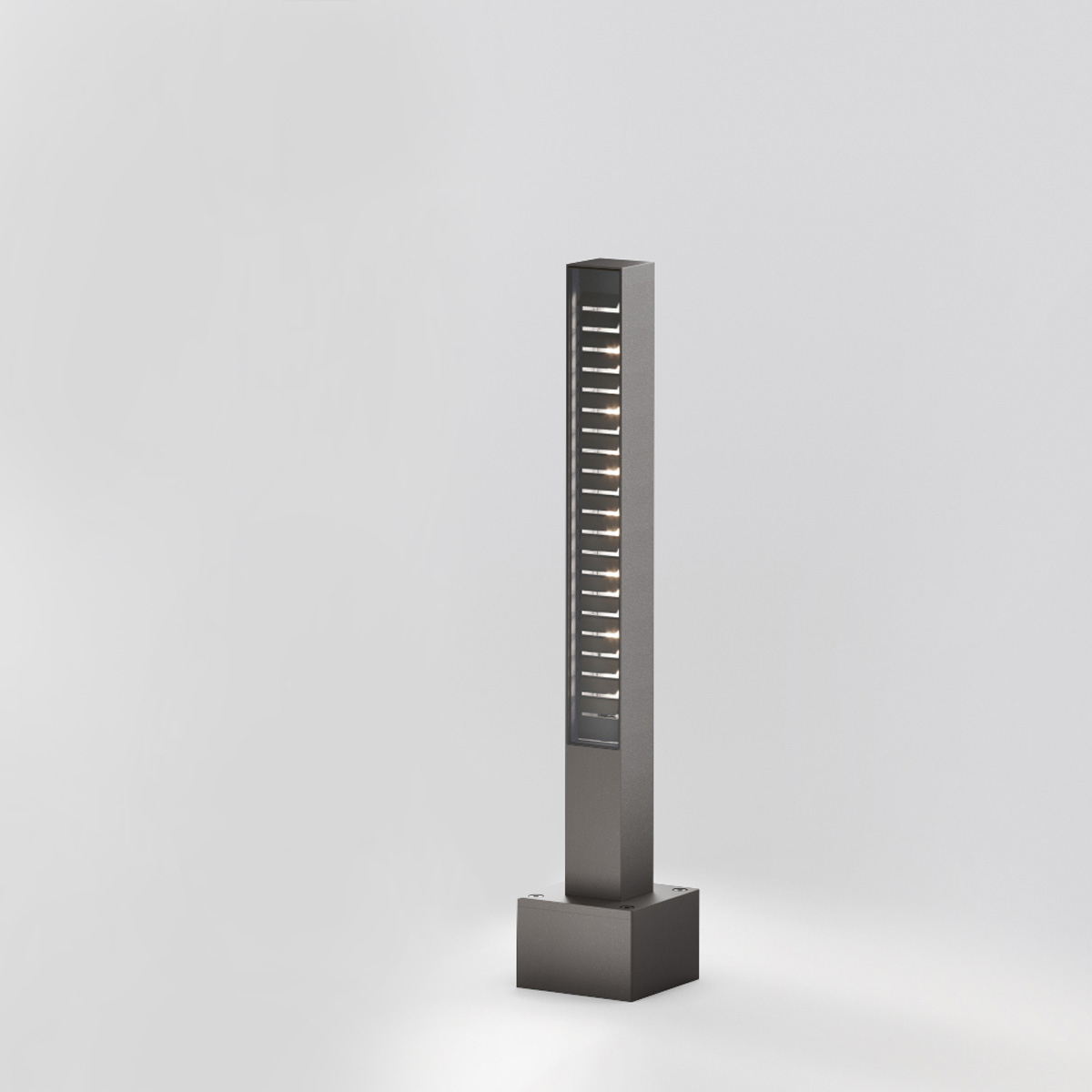 IP44.DE Lin LED Pollerleuchte, Höhe: 46 cm, cool brown (braun)