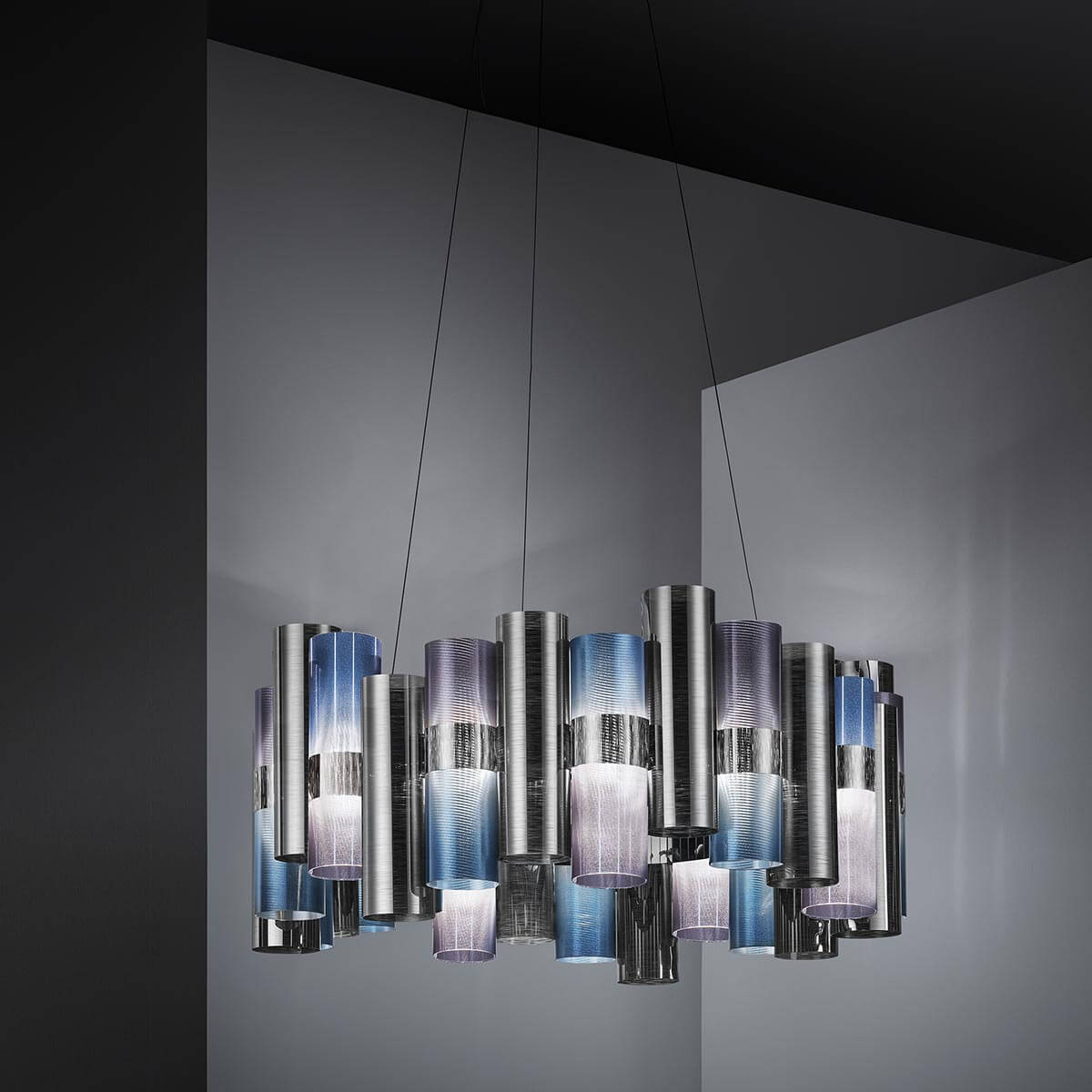 Slamp La Lollo LED Suspension Large, Gradient (farbig changierend)