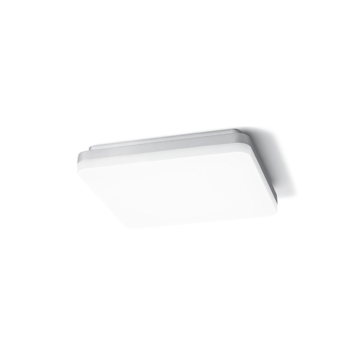 Sigor Square LED Deckenleuchte IP44, Silber