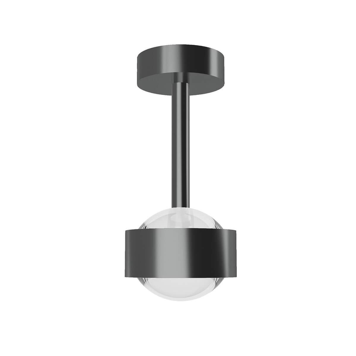 Top Light Puk Mini Eye Ceiling Deckenleuchte, Gehäuse, Chrom matt, mit Linse klar (nicht inbegriffen)