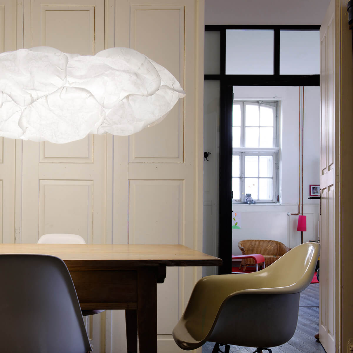 Belux Cloud-XL LED Pendelleuchte, weiß