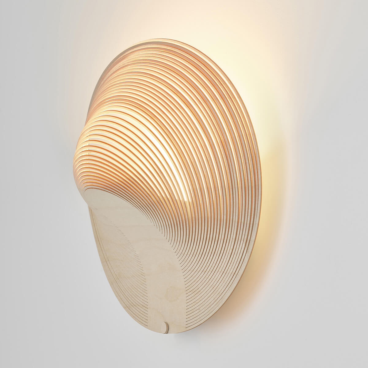 Luceplan Illan LED Parete, 2700 K, Birke