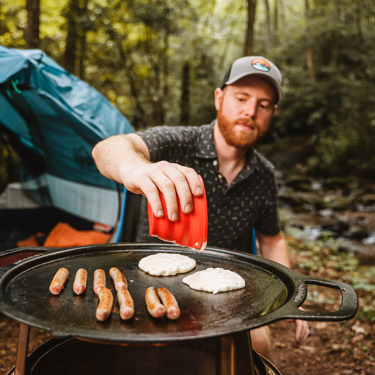 Gusseisen-Plancha für Bonfire & Yukon