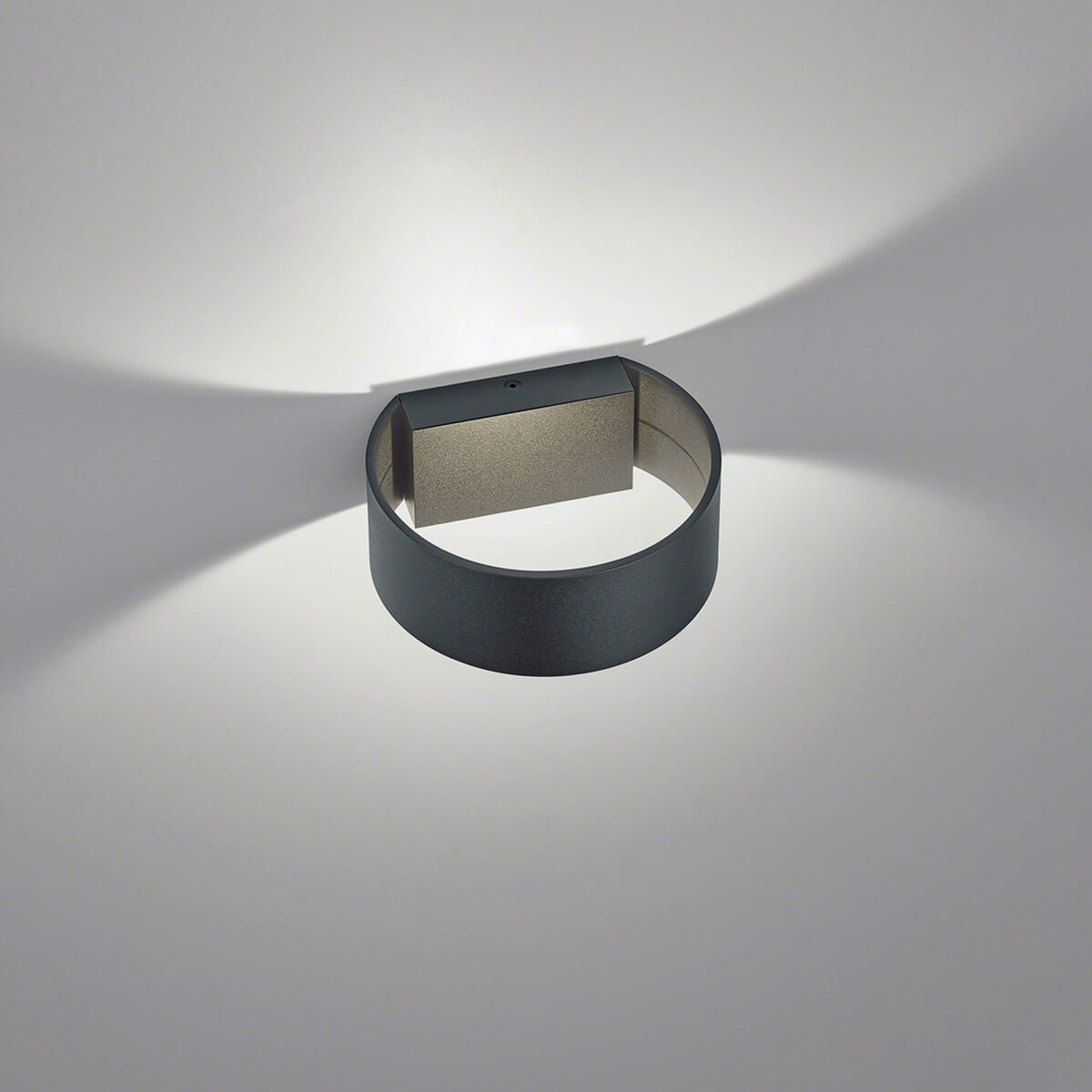 Helestra Fosca LED Wandleuchte, schwarz matt