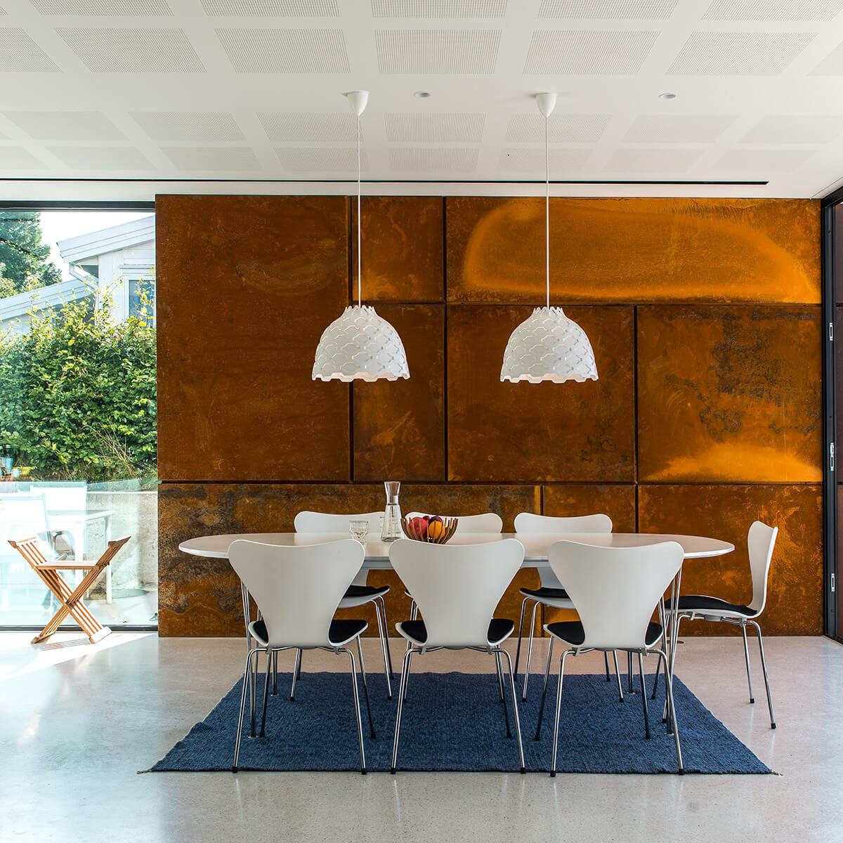 Louis Poulsen LC Shutters Pendelleuchte, weiß