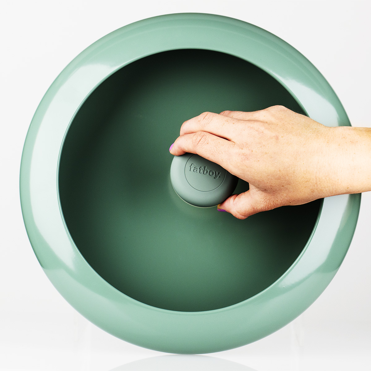 Fatboy Oloha Medium LED Akkuleuchte & Schale, Sage (salbeigrün) (©Leuchtenland.com)