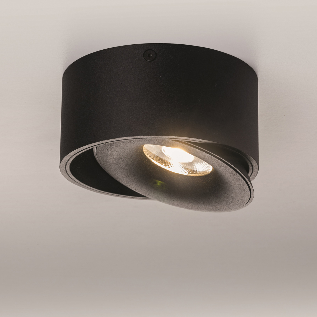 LupiaLicht Saturn LED Deckenstrahler, 3000 K, schwarz