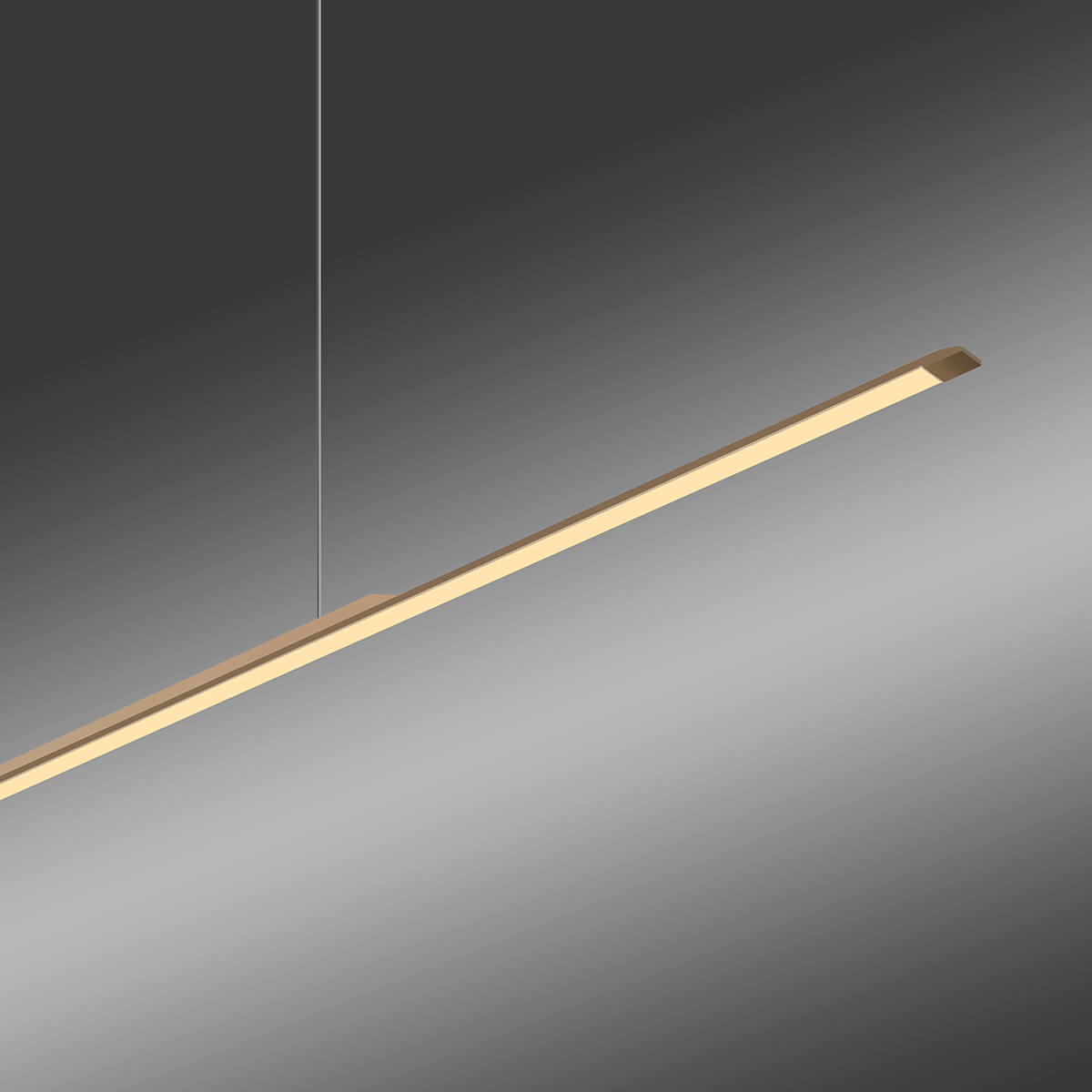 Neuhaus PURE Surface LED Pendelleuchte, Länge: 125 cm, Bronze