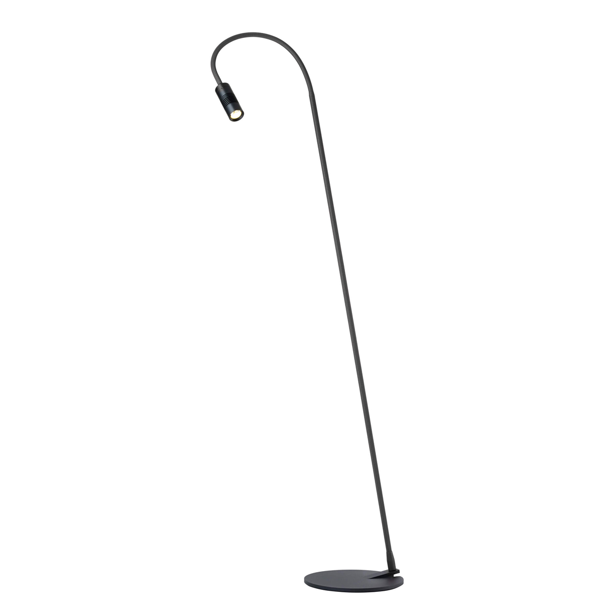 Oligo A Little Bit Colour LED Stehleuchte, Kopf: schwarz matt, Flexarm: schwarz matt
