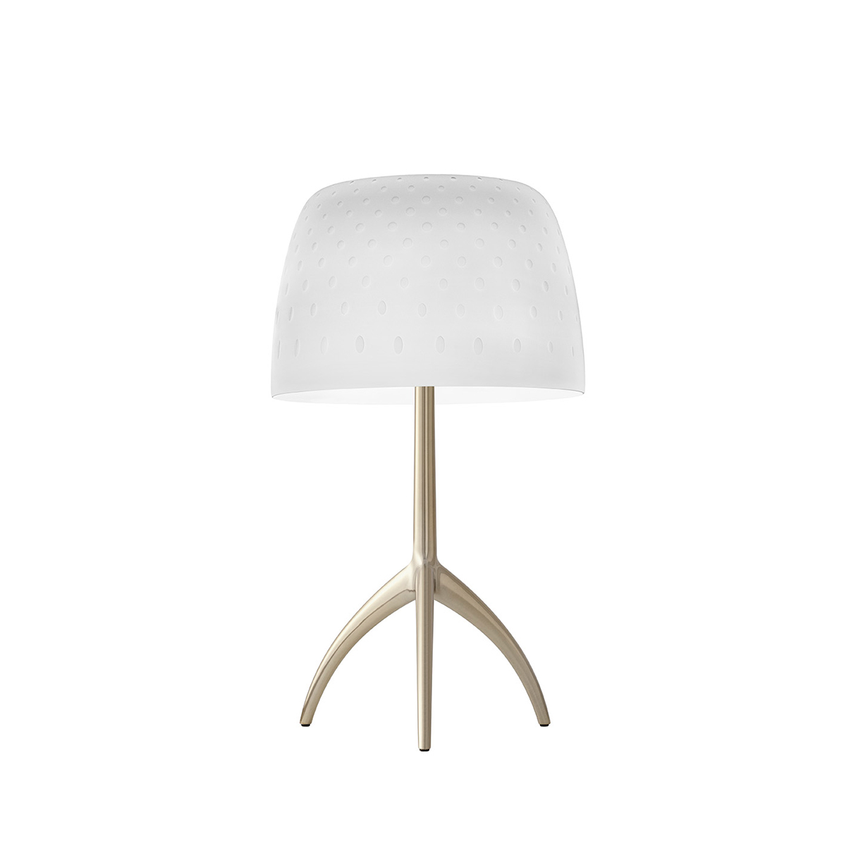 Foscarini Lumiere 30th Piccola Tavolo, champagner / bulles (Bläschendekor)