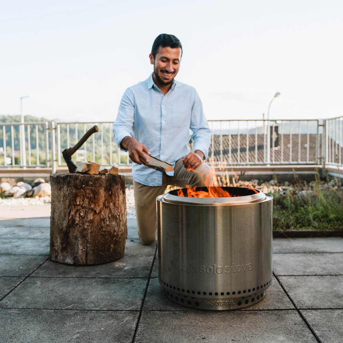 Solo Stove Bonfire 2.0 Feuerschale mit Standfuß, Edelstahl