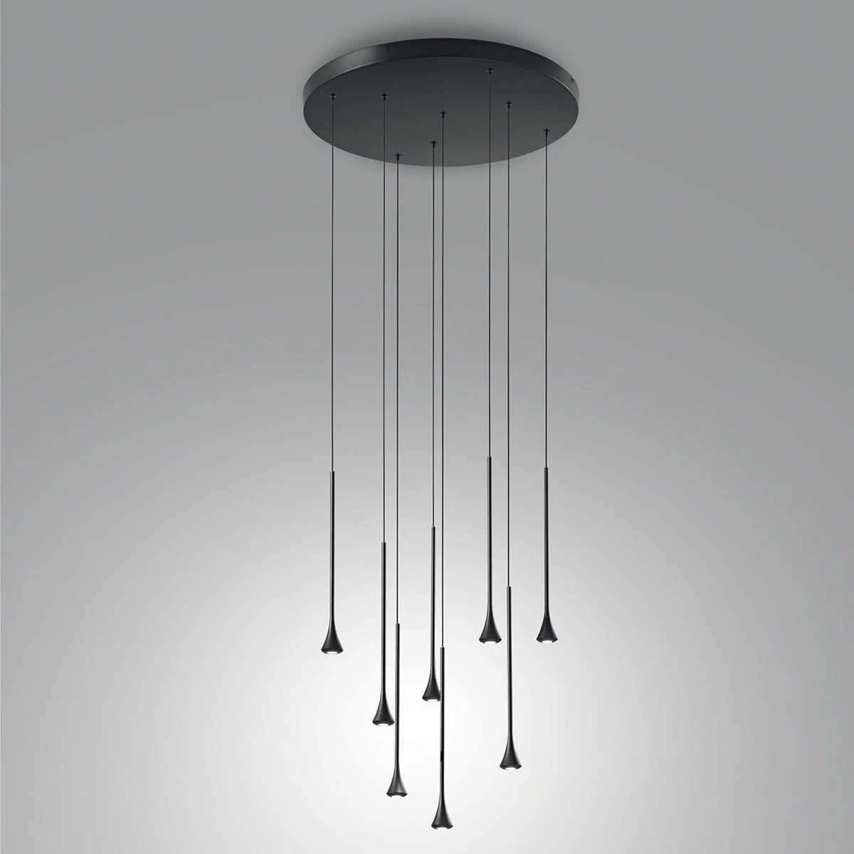 Susa LED Pendelleuchte, mit Rondell
