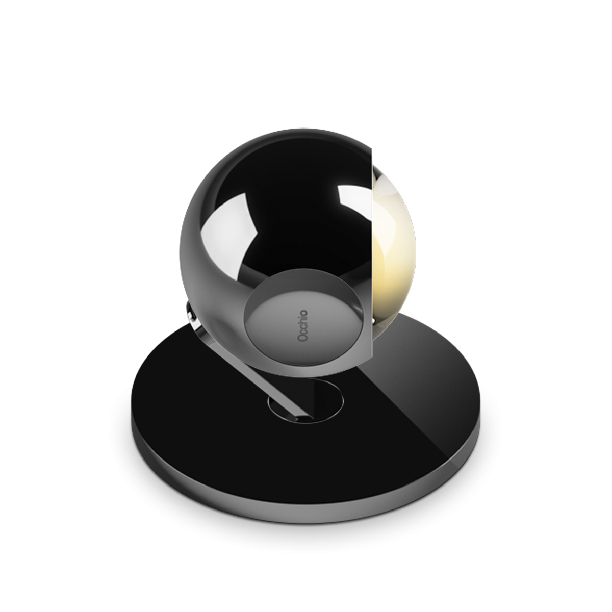 Occhio io 3d basso C LED Boden- / Tischleuchte, 2700 K, Chrom