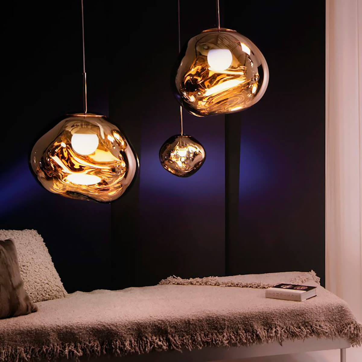 Tom Dixon Melt LED Pendelleuchte, Gold