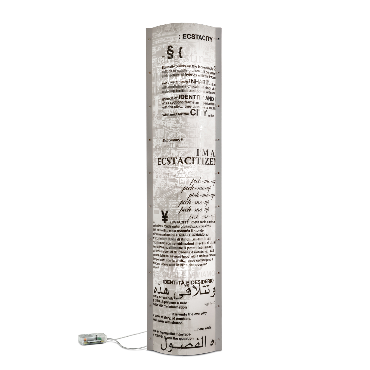 Slamp Ecstacity Floor, Aluminium / Ecstacity decor