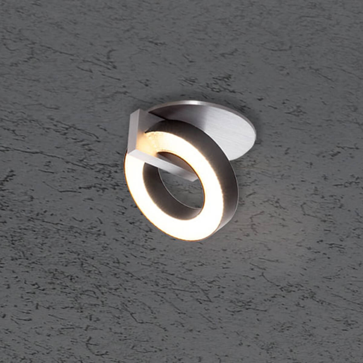 Alu geschliffen / anthrazit eloxal