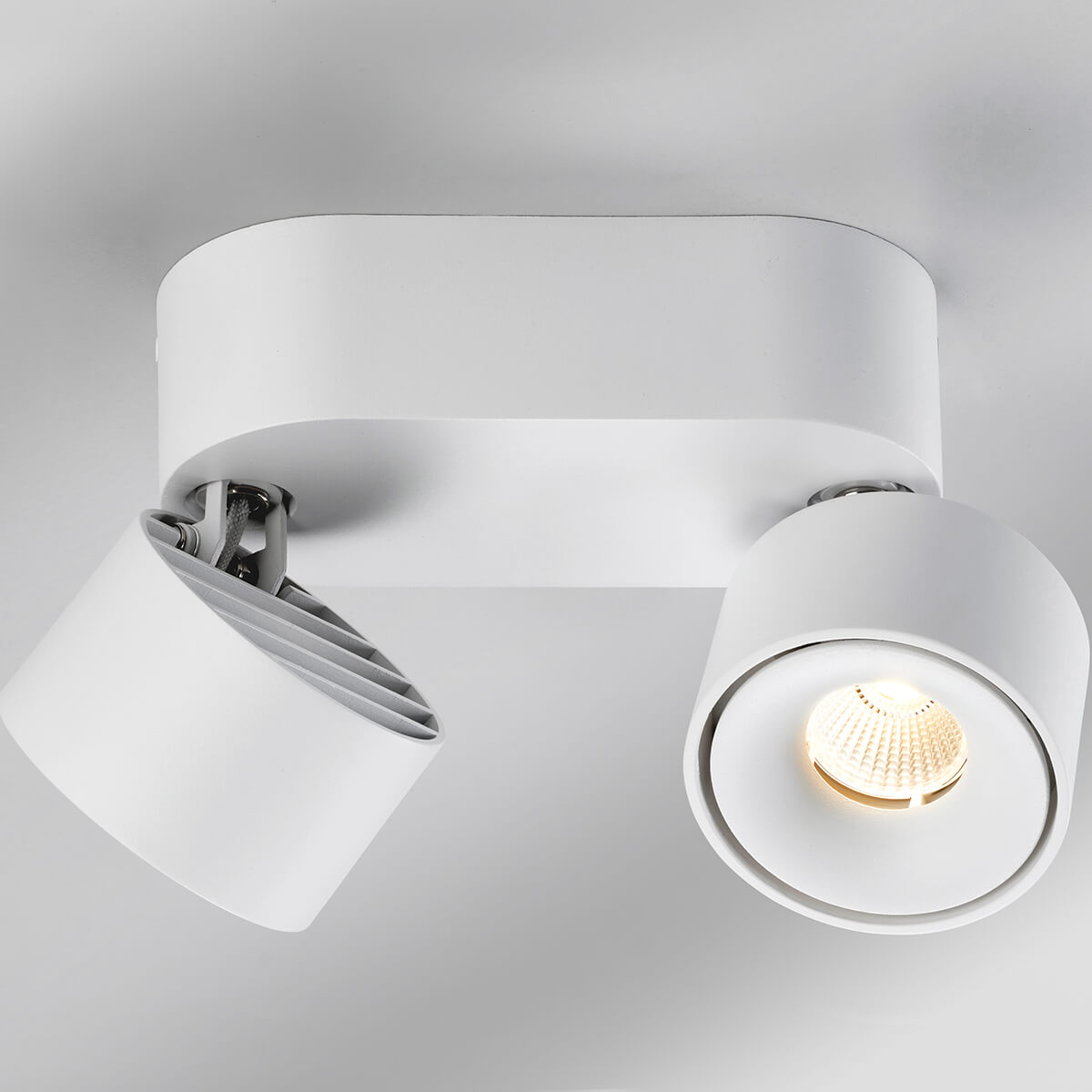 LupiaLicht Bloc 2S / 2 SN LED Deckenstrahler, weiß