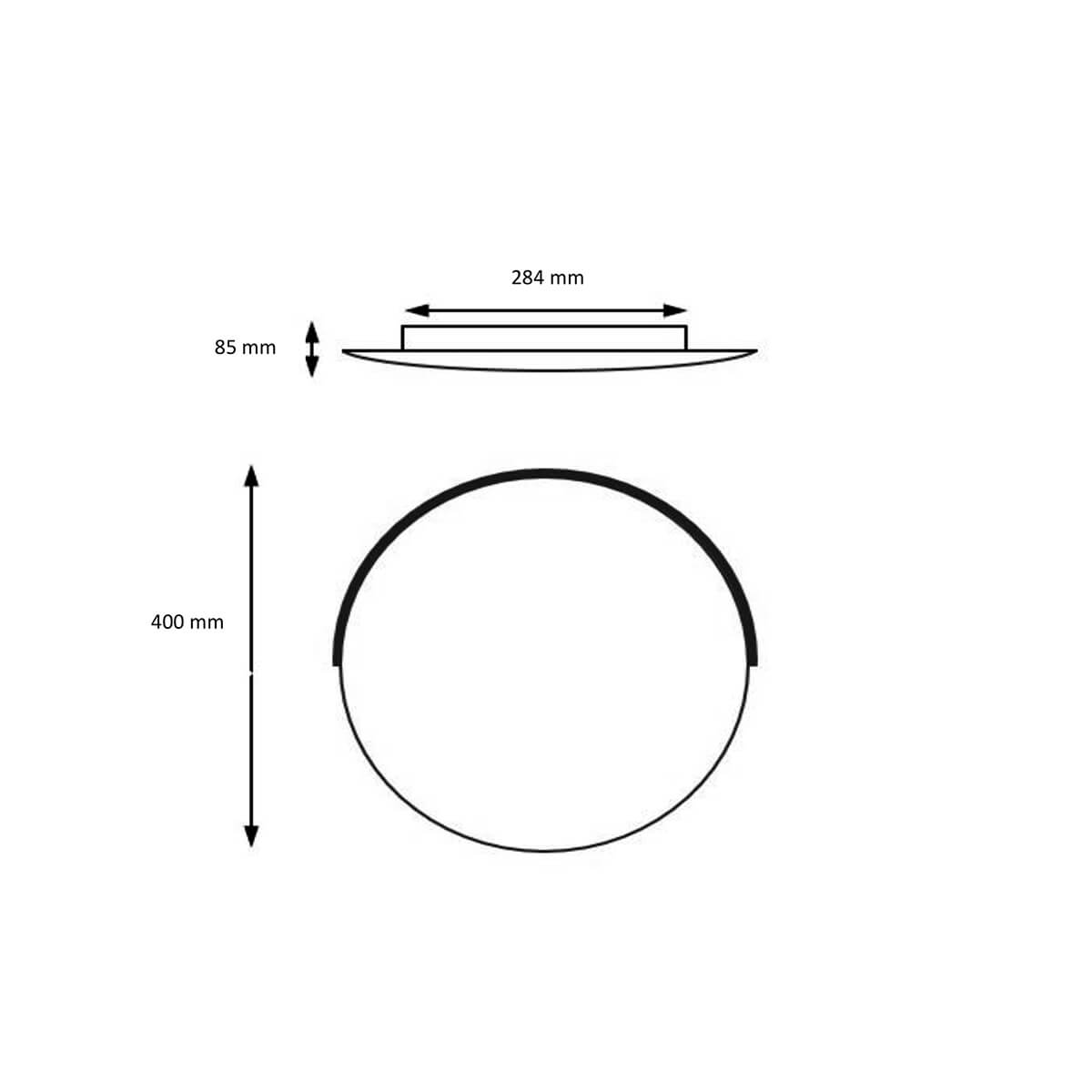 Astra-40 LED Wand- / Deckenleuchte