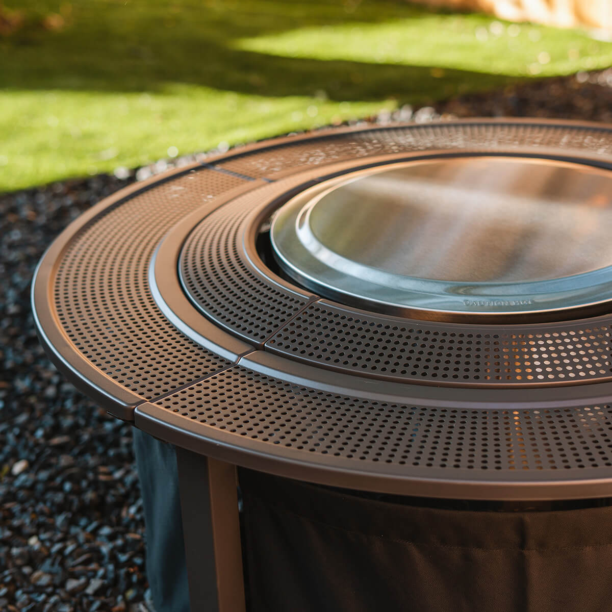 Solo Stove Surround Small Feuerschalentisch, Stahl pulverbeschichtet (Feuerschale und Deckel nicht inbegriffen)