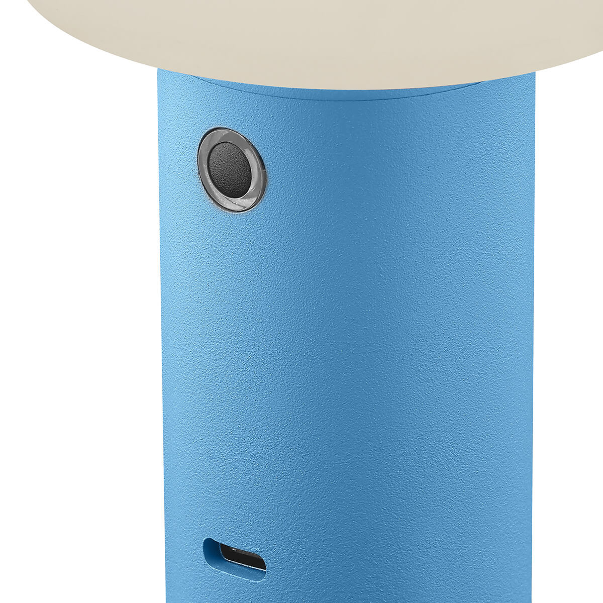 HELL Tiny-B LED Akkuleuchte, pastellblau, Tastdimmer