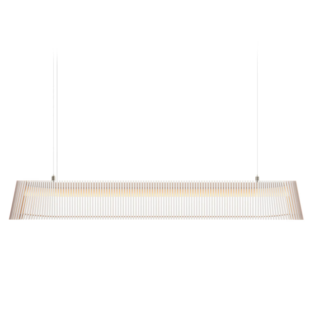 Secto Design Owalo 7000 Pendelleuchte, weiß laminiert, Kabel: weiß