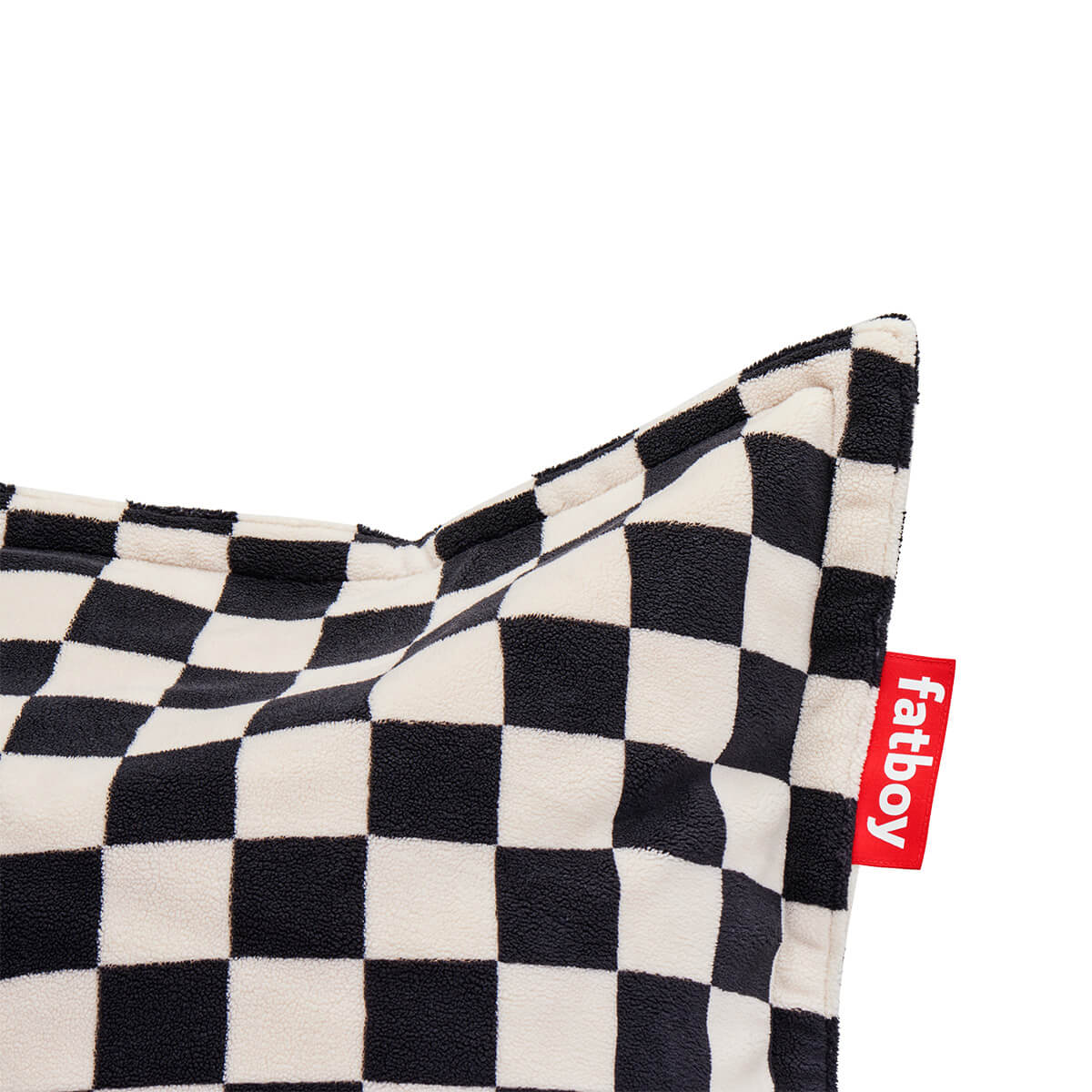 Fatboy Original Slim Teddy Chess Sitzsack, schwarz-ecru