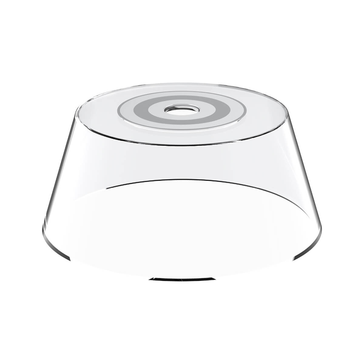 Mobilux SunGlow Leuchtenschirm, transparent Silber