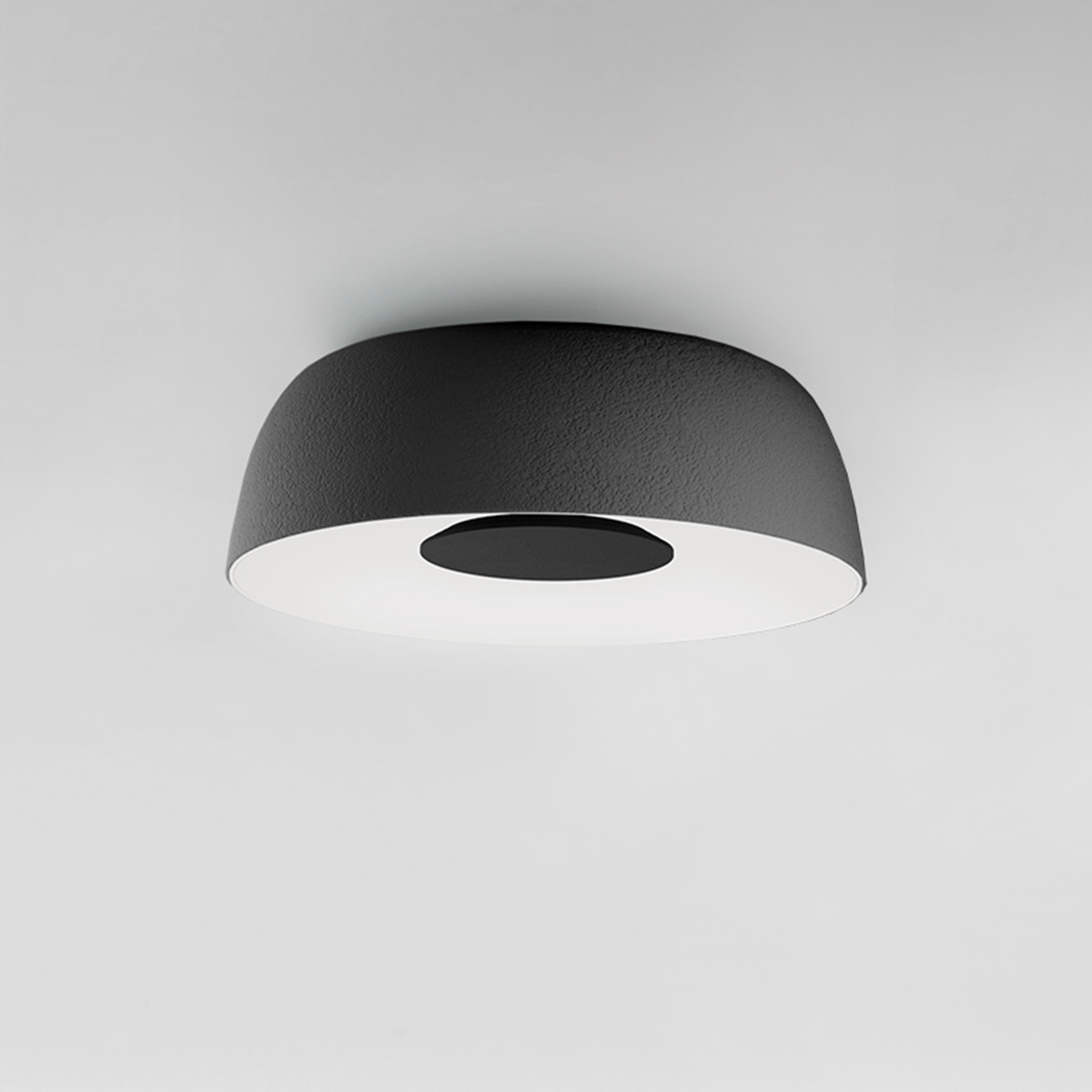 Marset Djembé 42.13 LED Deckenleuchte, Ø: 40,3 cm, grau