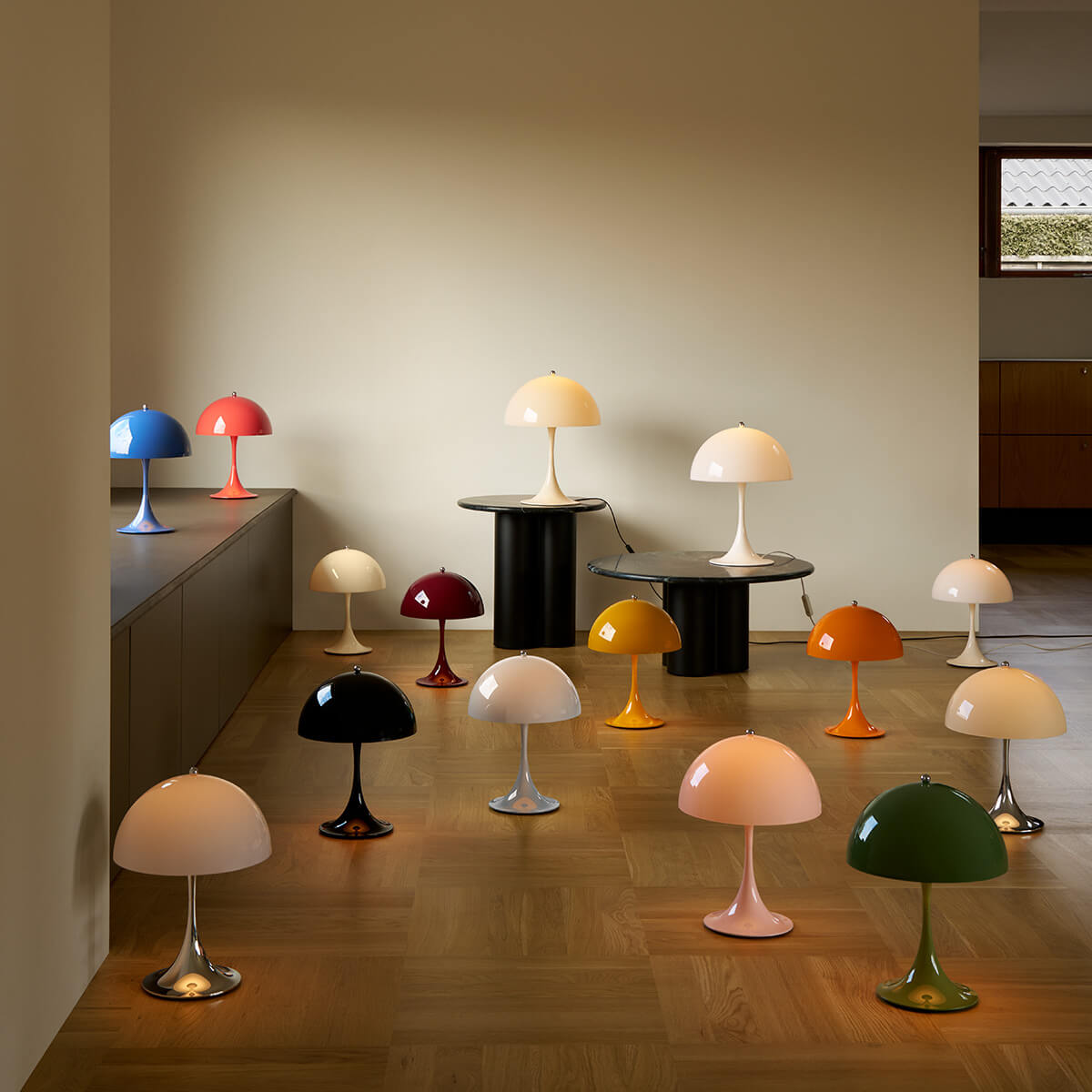Louis Poulsen Panthella 250 Portable V3 LED Akkuleuchte, verschiedene Ausführungen – Design by Verner Panton