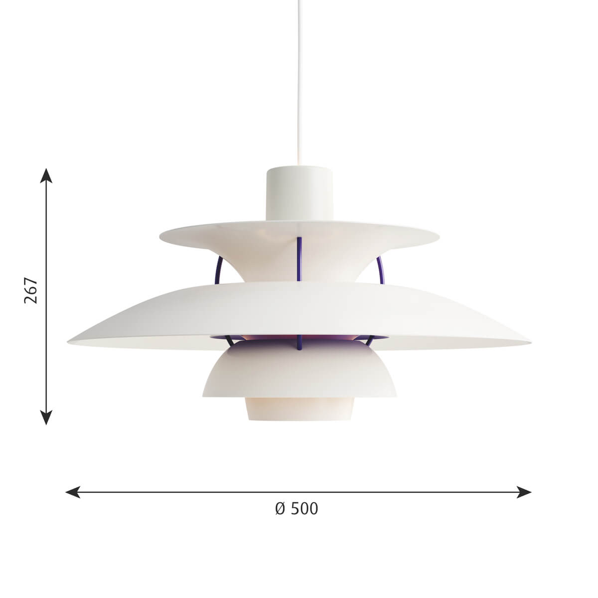 PH 5 Ø500 Classic Pendelleuchte