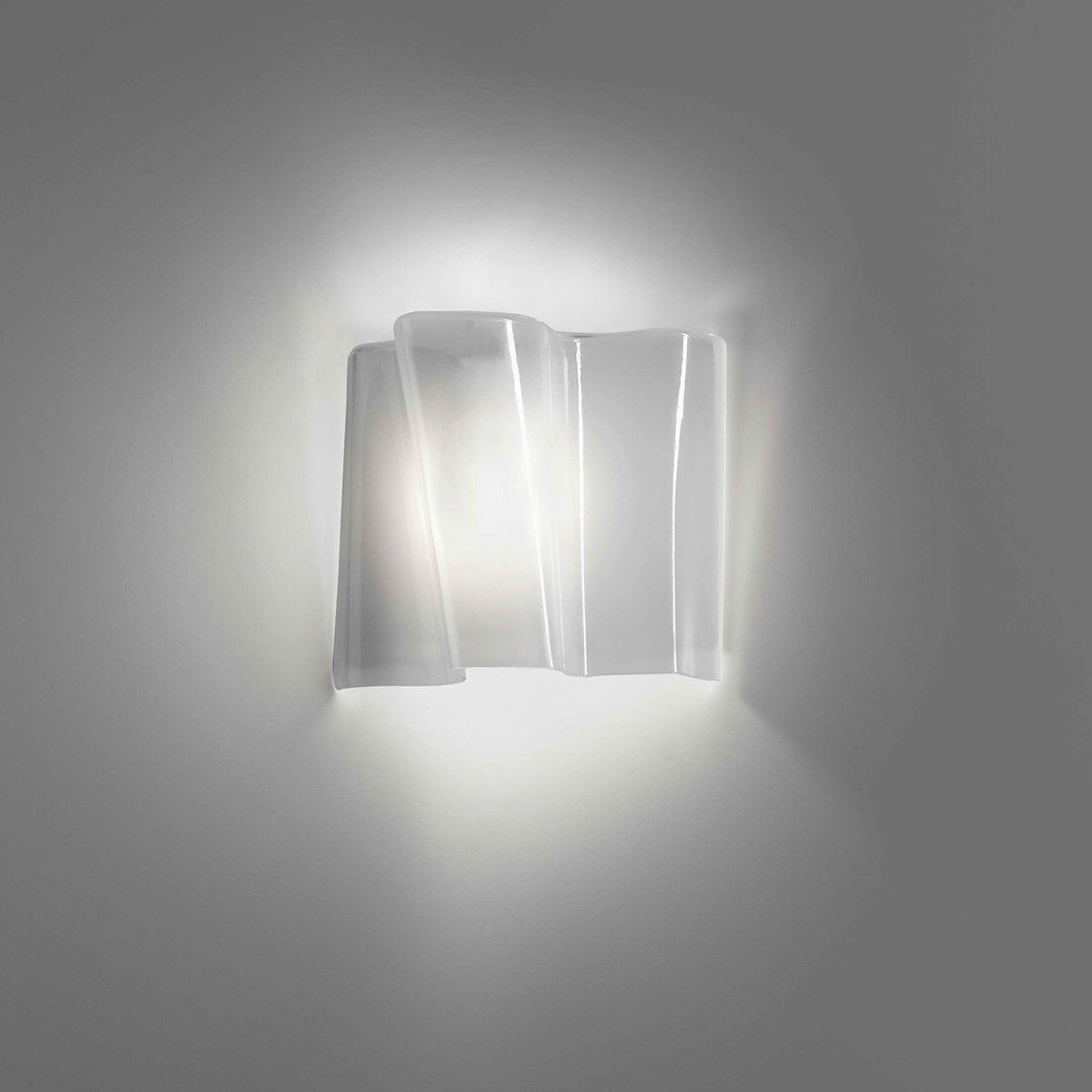 Artemide Logico Micro Parete, Glas: milchig weiß